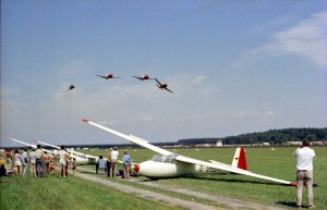 1972 Motorflugtag auf dem Arloh